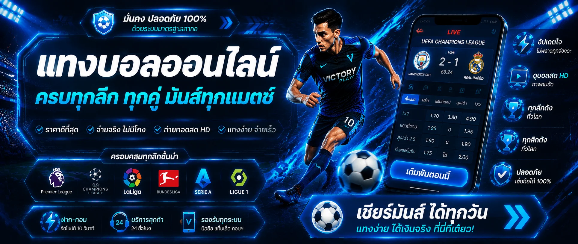 เดิมพันกีฬาออนไลน์ LENBALL168 แทงบอลเว็บตรง SBOBET SABA
